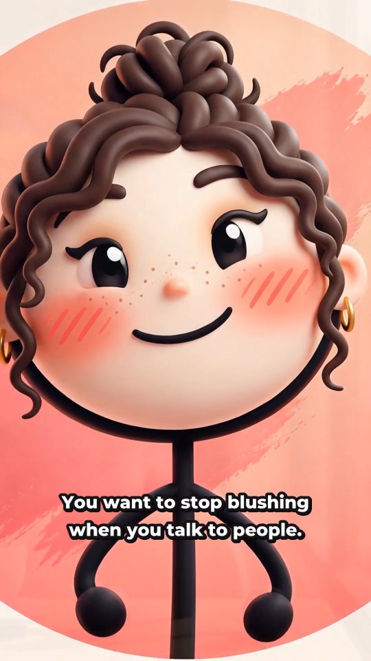 Do you stop blushing when you speak?