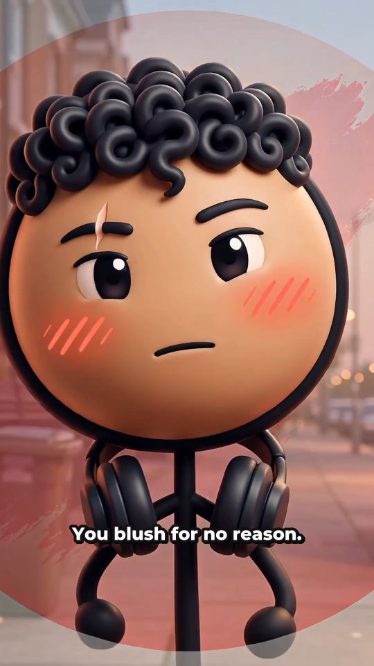 Why do I blush for no reason?