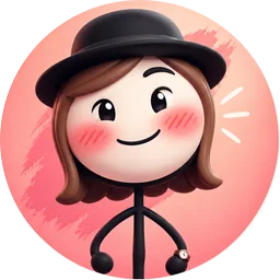 Eva from the fifteen, a black hat over brown hair, pink high in both cheeks