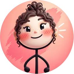 Lucy from the fifteen, curly brown hair and freckles, cheeks gone pink